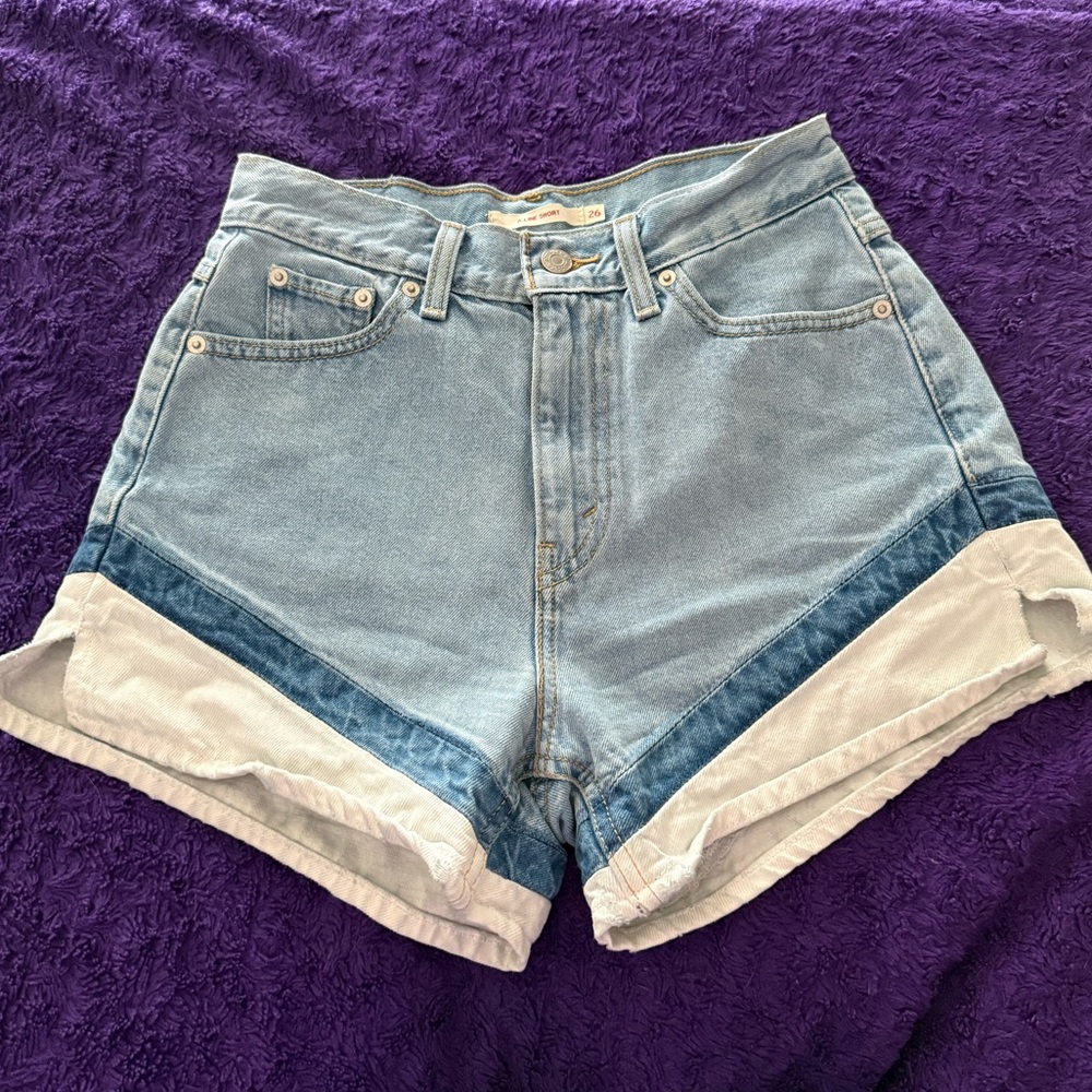 Vintage Levi's patchwork shorts